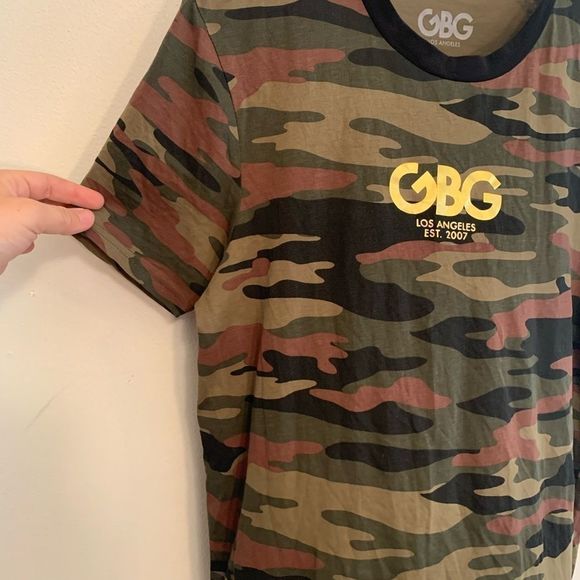[GBG] Camouflage Pattern Shirt - Size Small - Picture 3 of 5